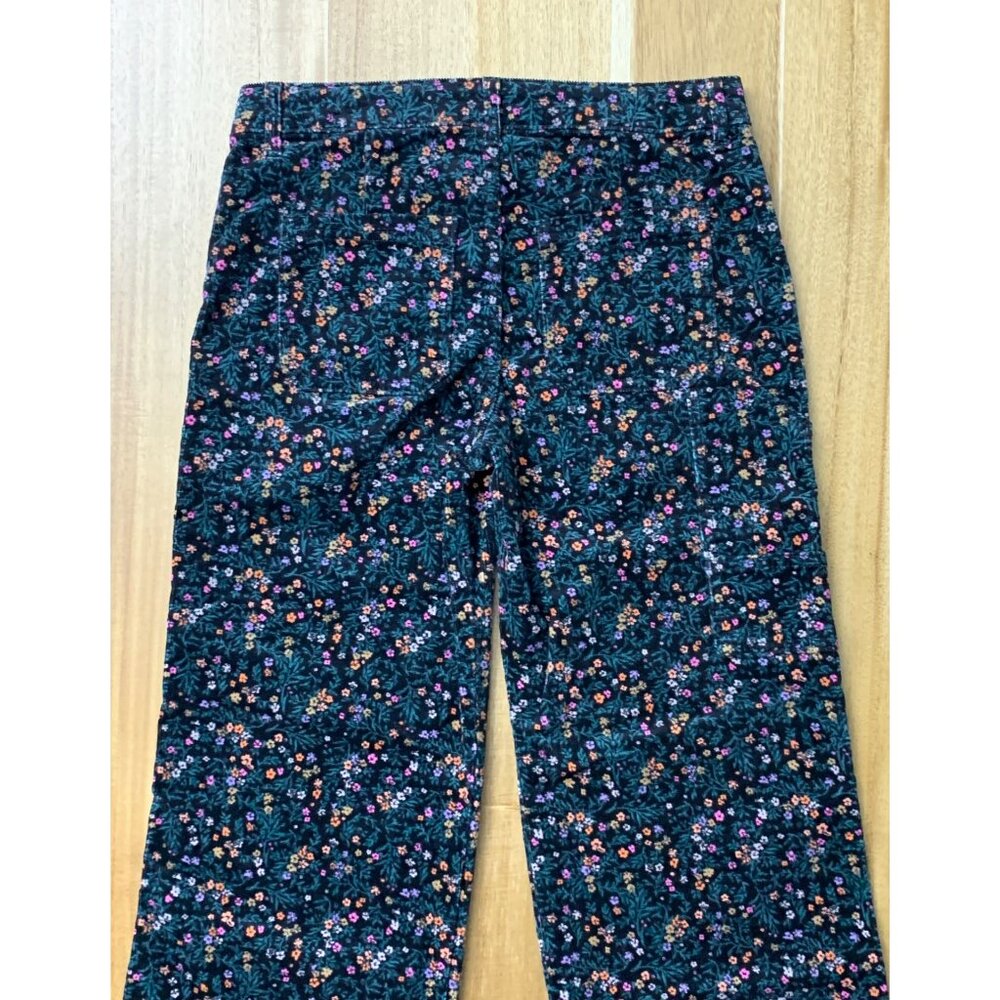 Art Class Junior Girls Multicolor Floral Print Design Corduroy Pants Size 16 - Picture 7 of 11